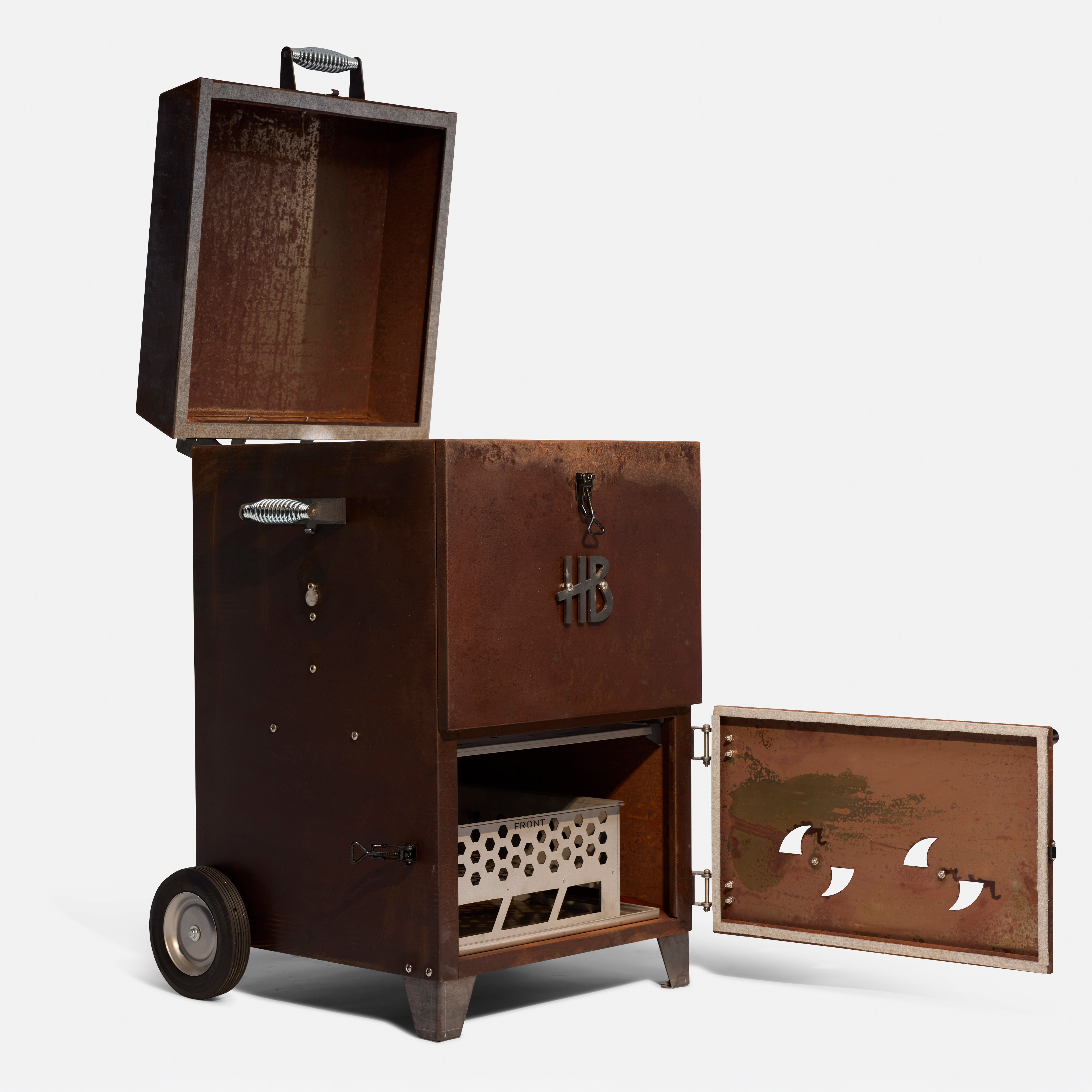 Corten Steel Roughneck Smoker