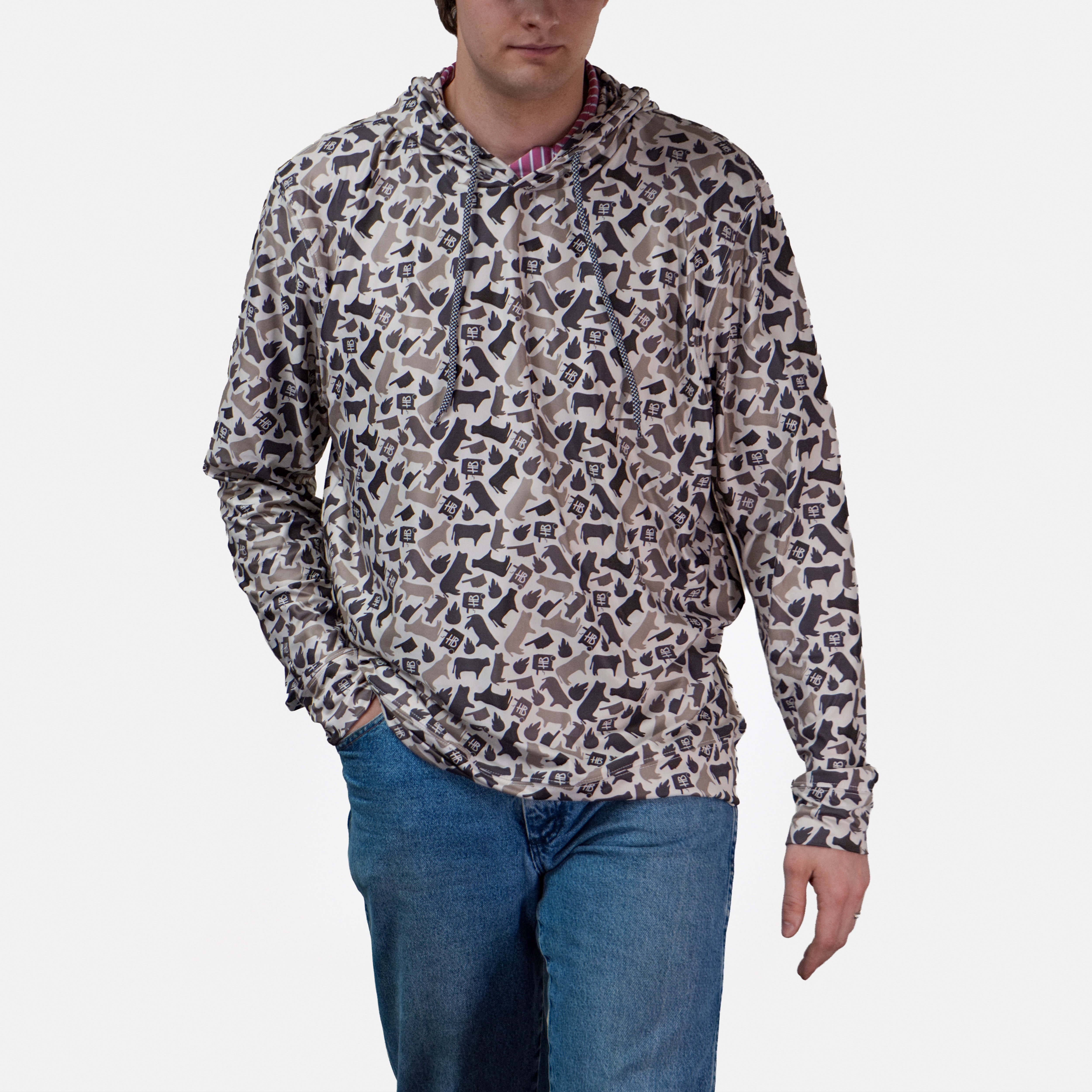 Hasty Bake Fore Fathers Camo Performance Hoodie
