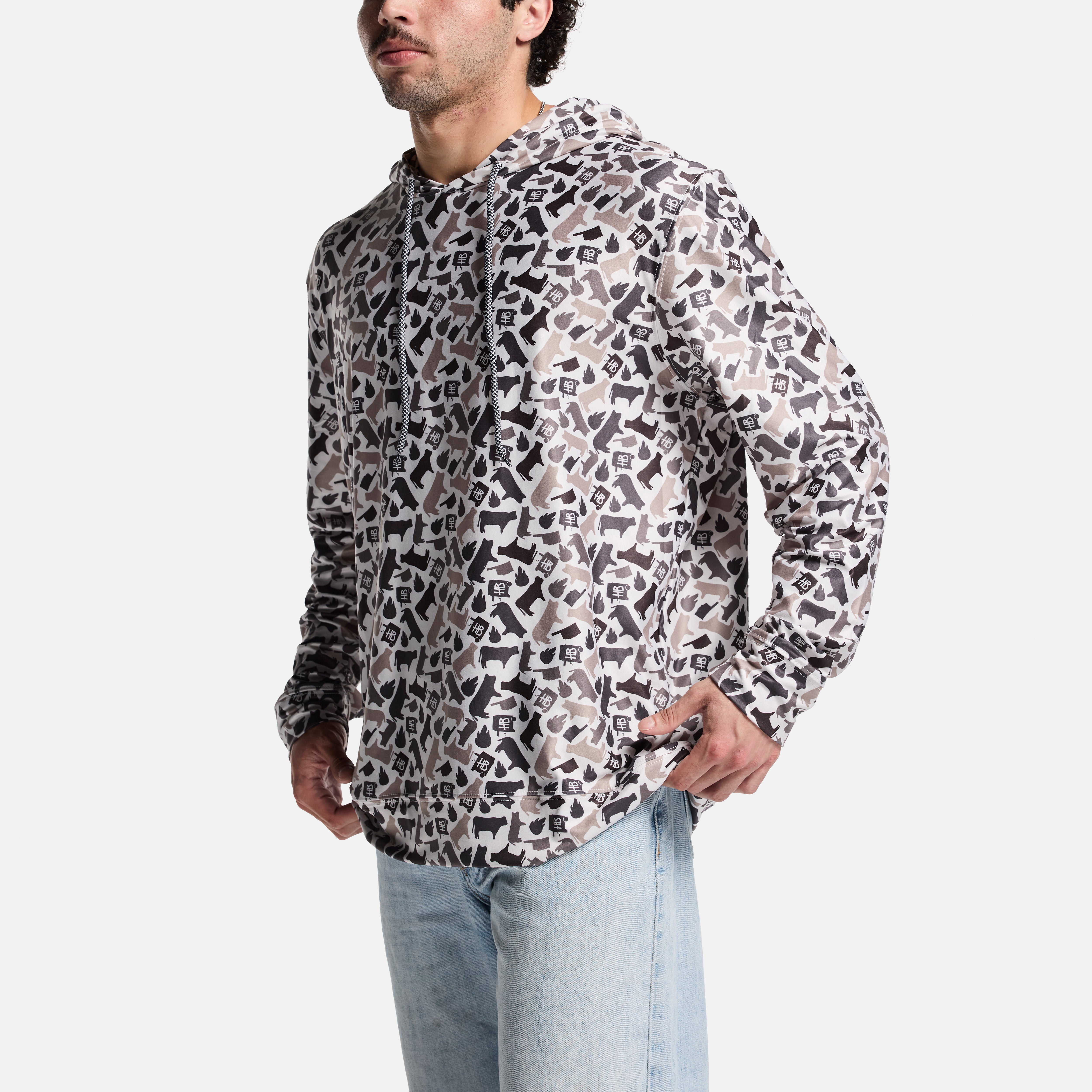 Hasty Bake Fore Fathers Camo Performance Hoodie