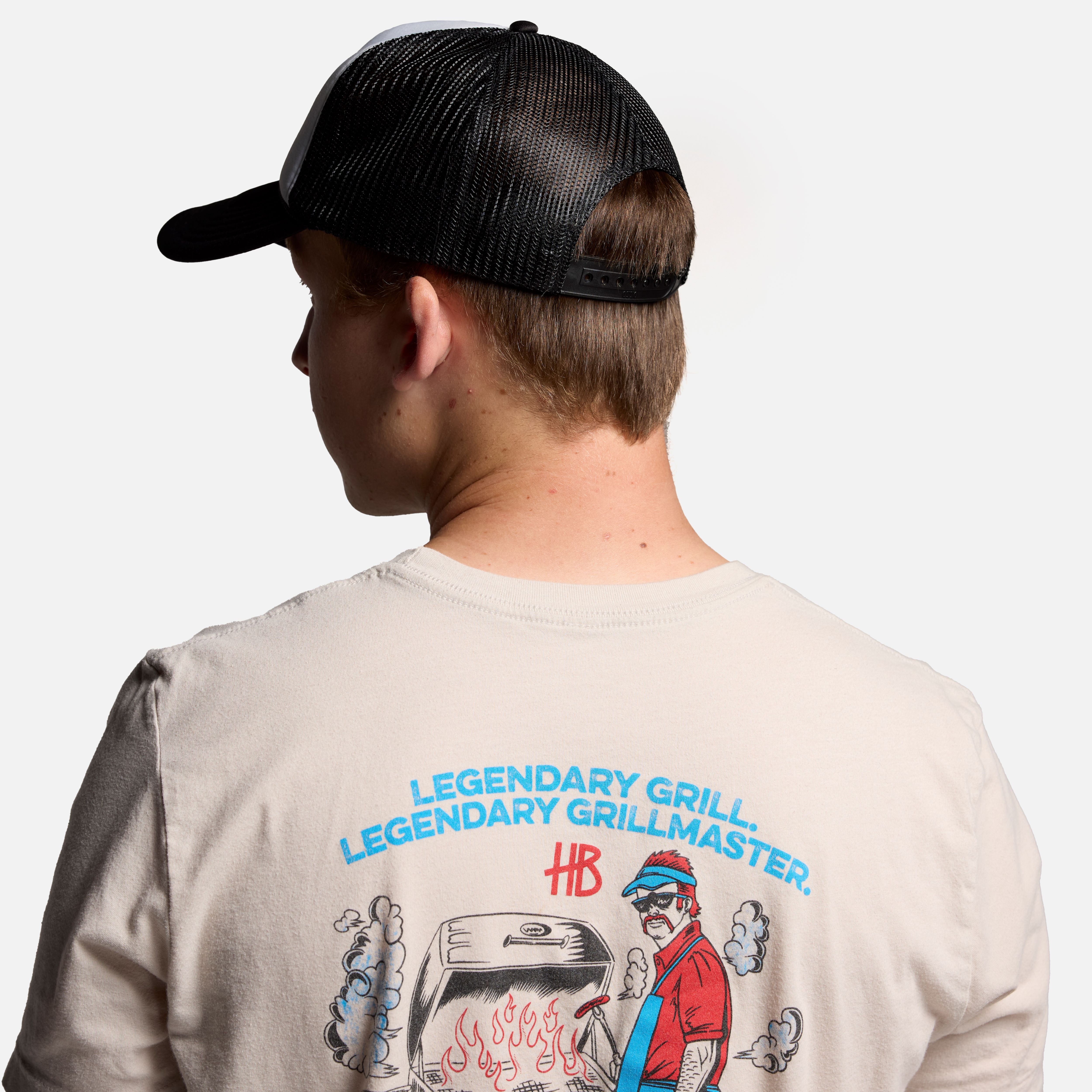 HB Foam Trucker Hat- Black