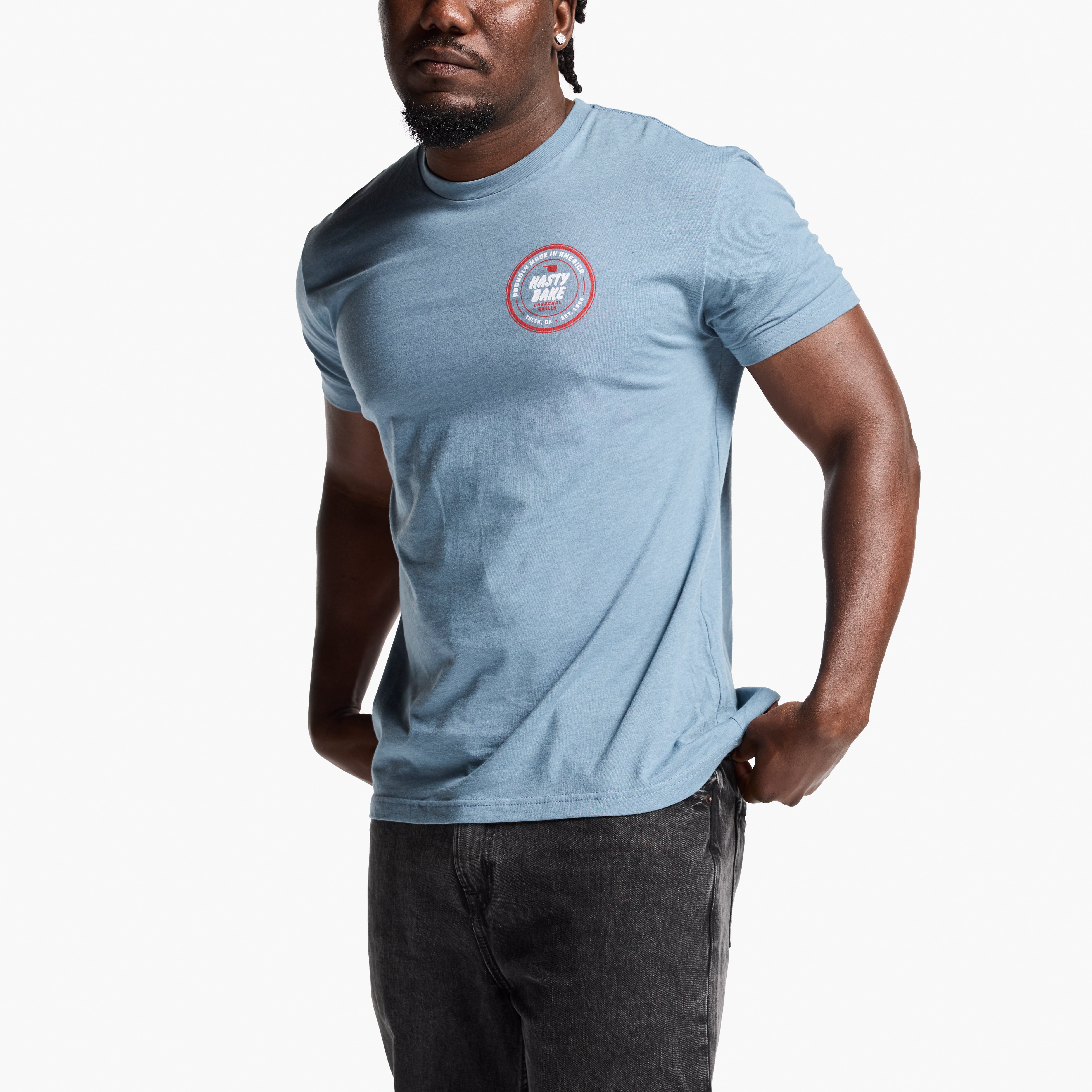 Hasty Bake Legacy Burns On Shirt