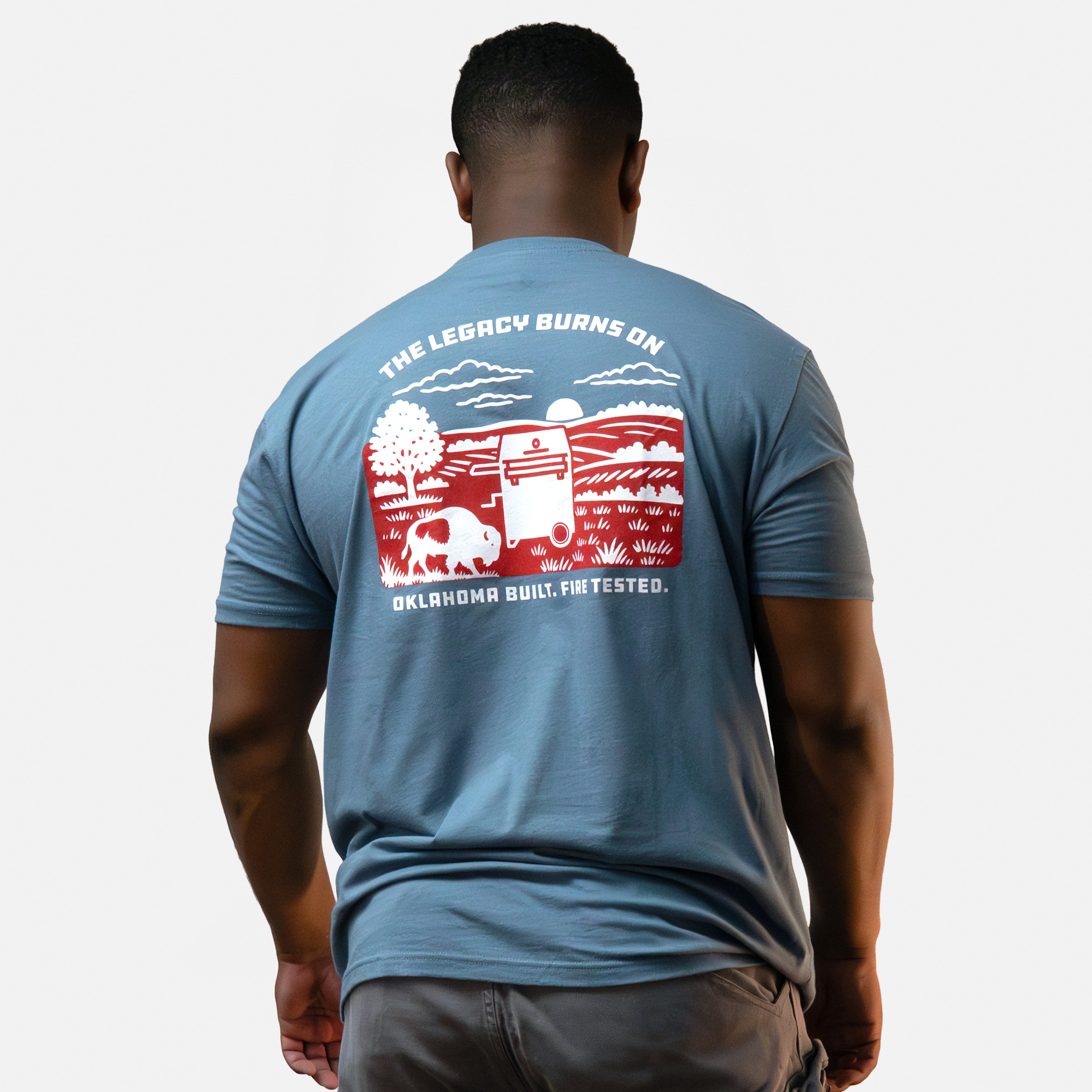 Hasty Bake Legacy Burns On Shirt