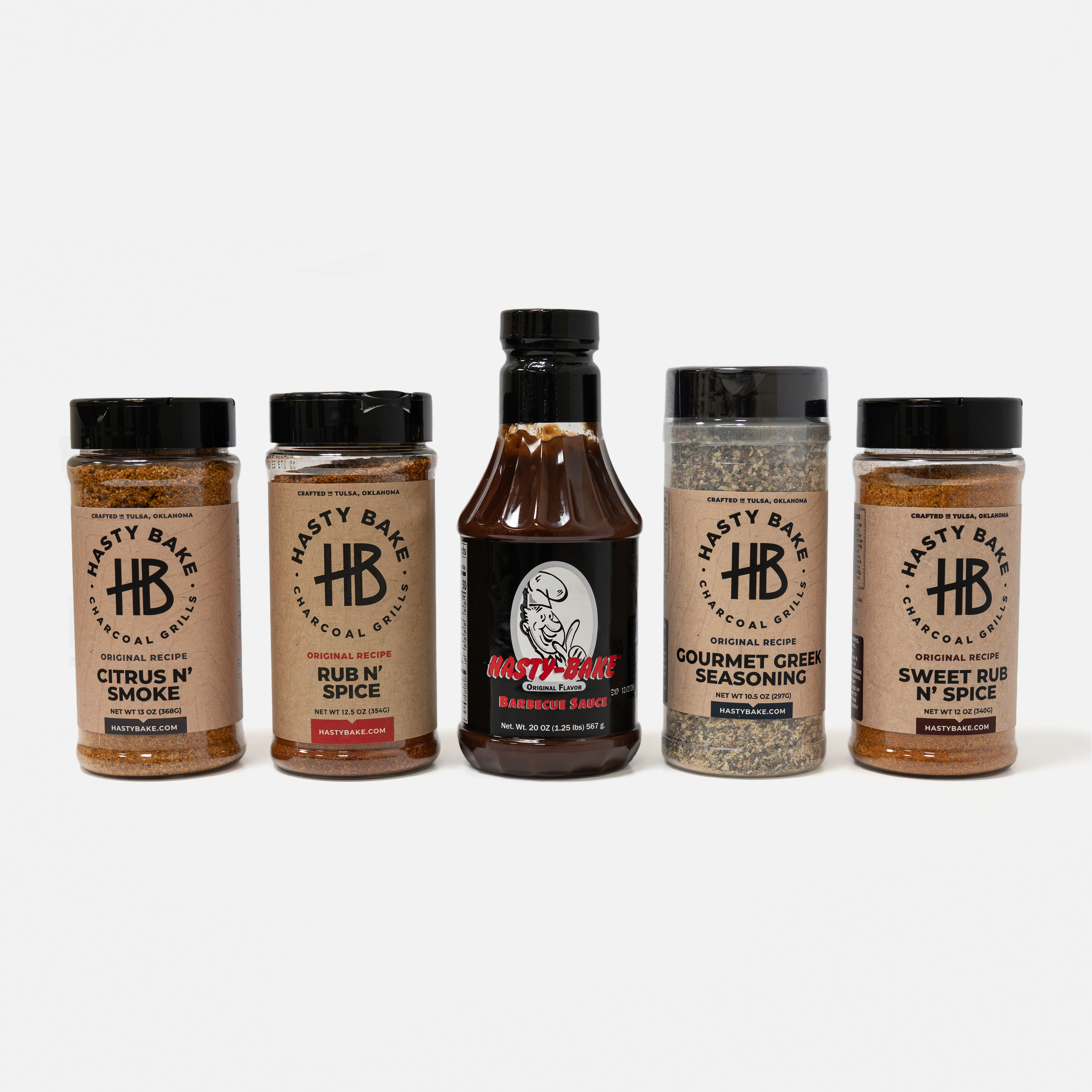Hasty Bake 5 Pack Seasoning & Sauce Bundle