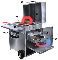 Legacy 132 Stainless Steel Hasty Bake Charcoal Grill