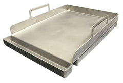BACKORDERED - Hasty Bake Stainless Griddle | Fits Fiesta/Hastings/Legacy/Gourmet