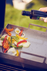 BACKORDERED - Hasty Bake Stainless Griddle | Fits Fiesta/Hastings/Legacy/Gourmet