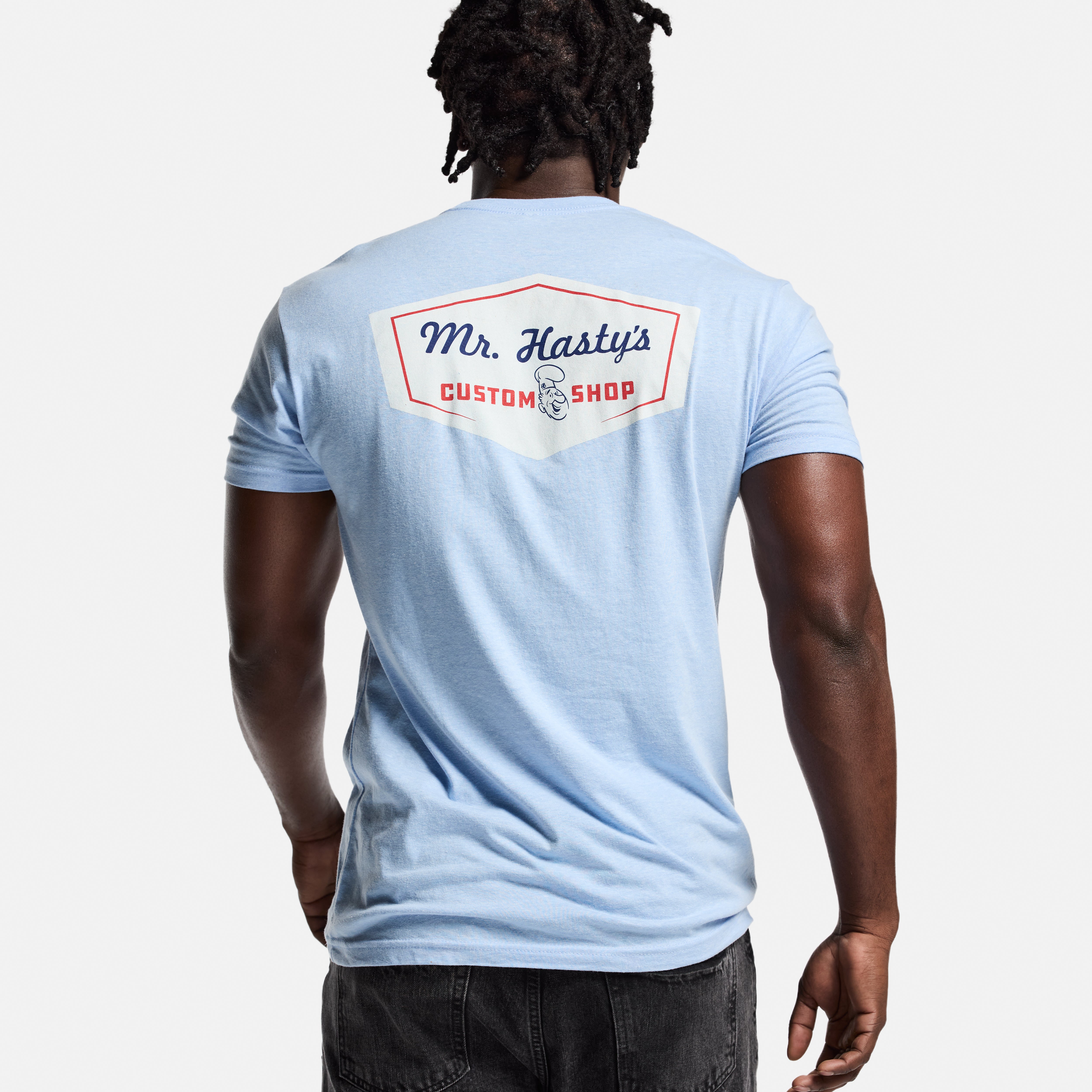 Mr. Hasty’s Custom Shop Shirt – Vintage Logo Edition