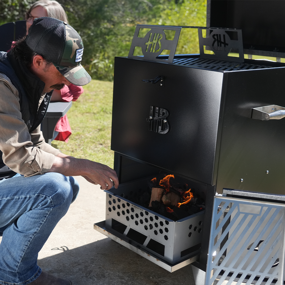 Powder Coated Roughneck Smoker