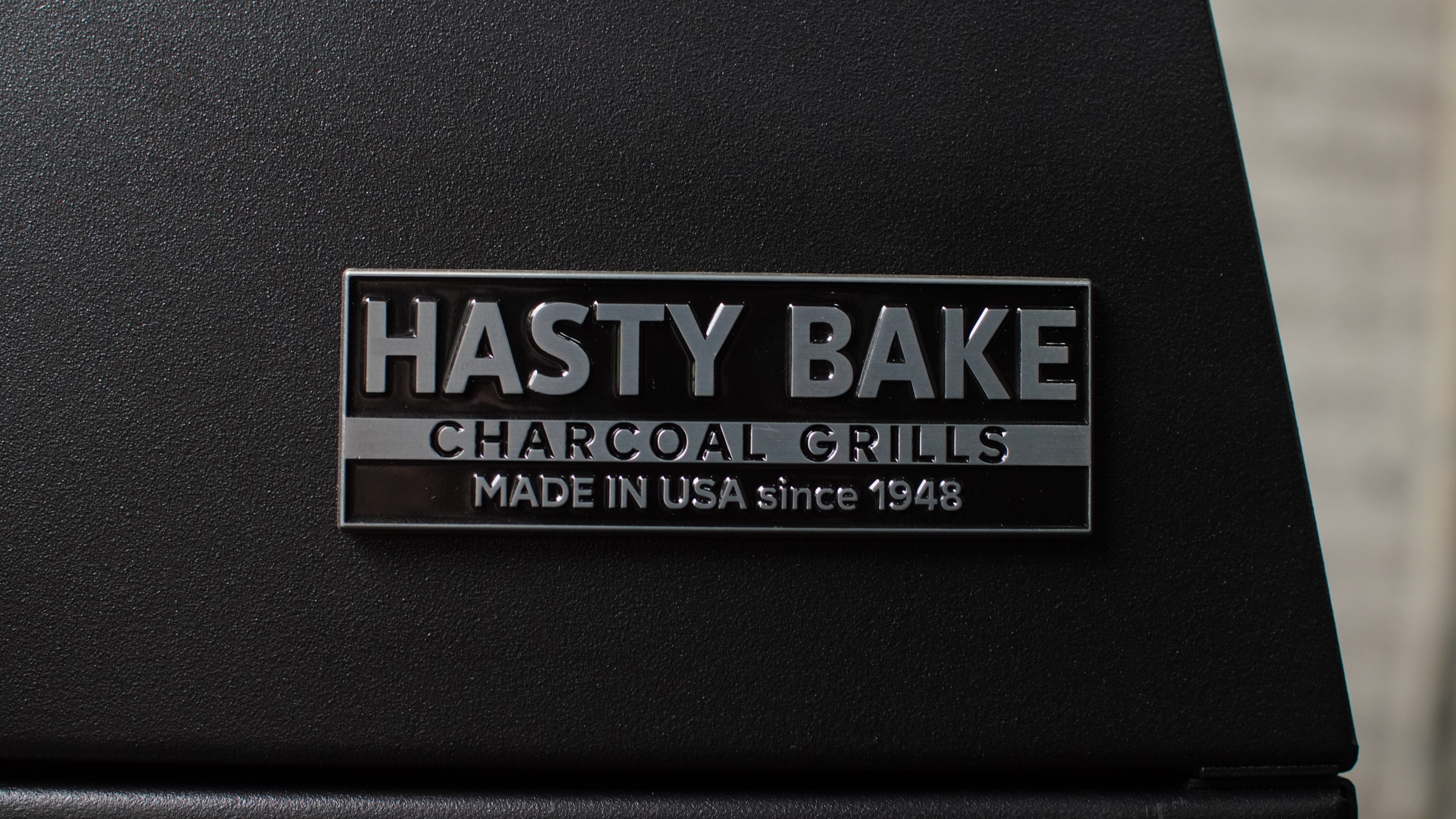 Hasty Bake Black Hood Logo