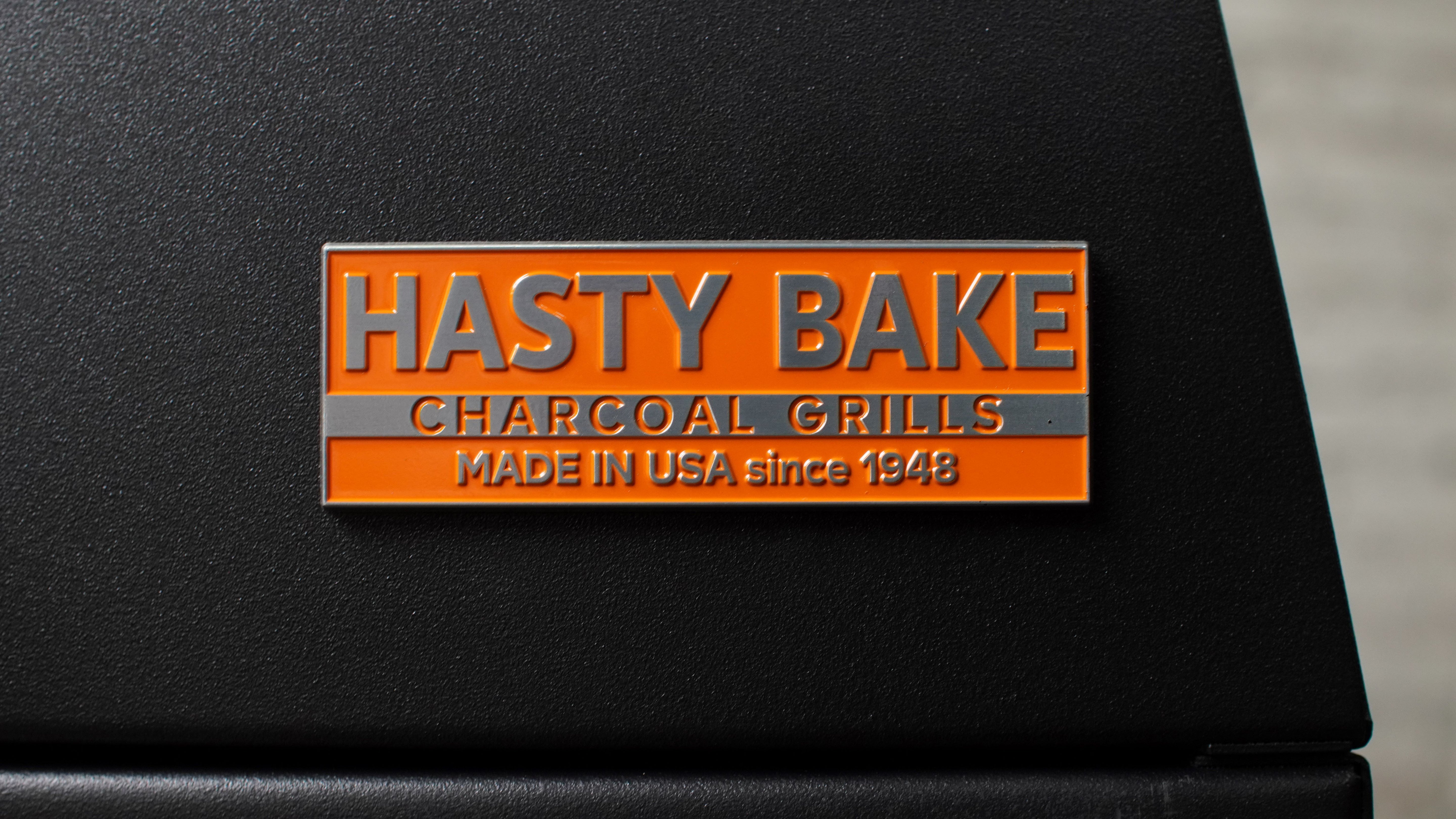 Hasty Bake Burnt Orange Hood Logo