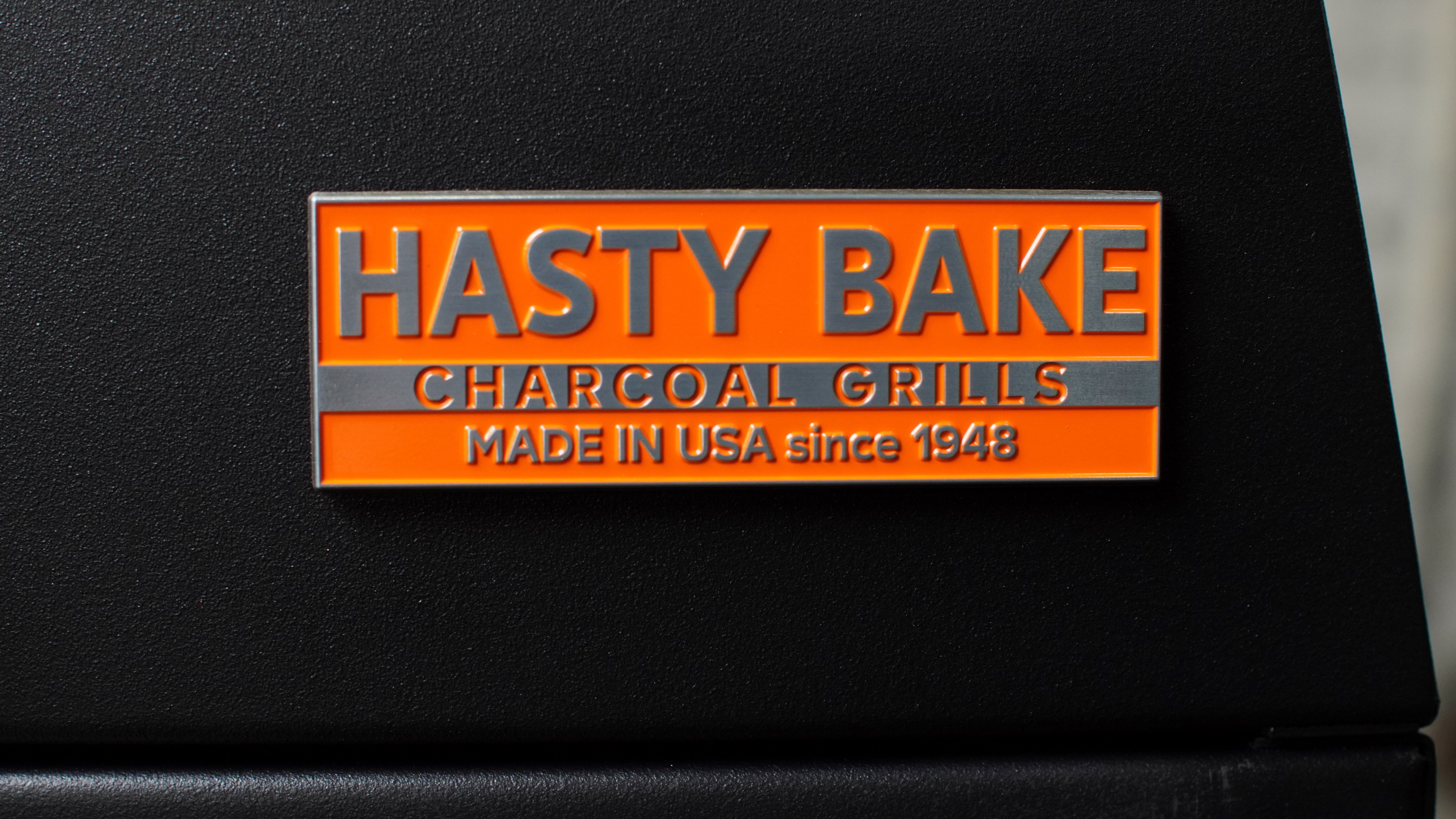 Hasty Bake Orange Hood Logo