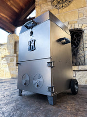 Corten Steel Roughneck Barrel Smoker, aka 