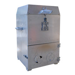 Corten Steel Roughneck Barrel Smoker, aka 