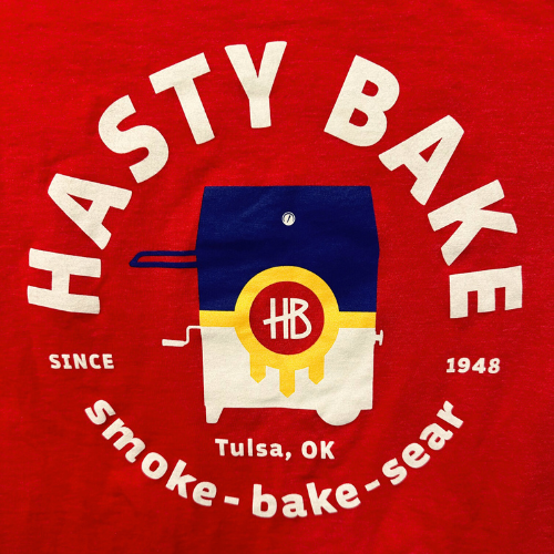Hasty Bake Tulsa Flag Shirt