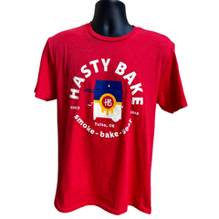 NEW** Hasty Bake Tulsa Flag Grilling Shirt