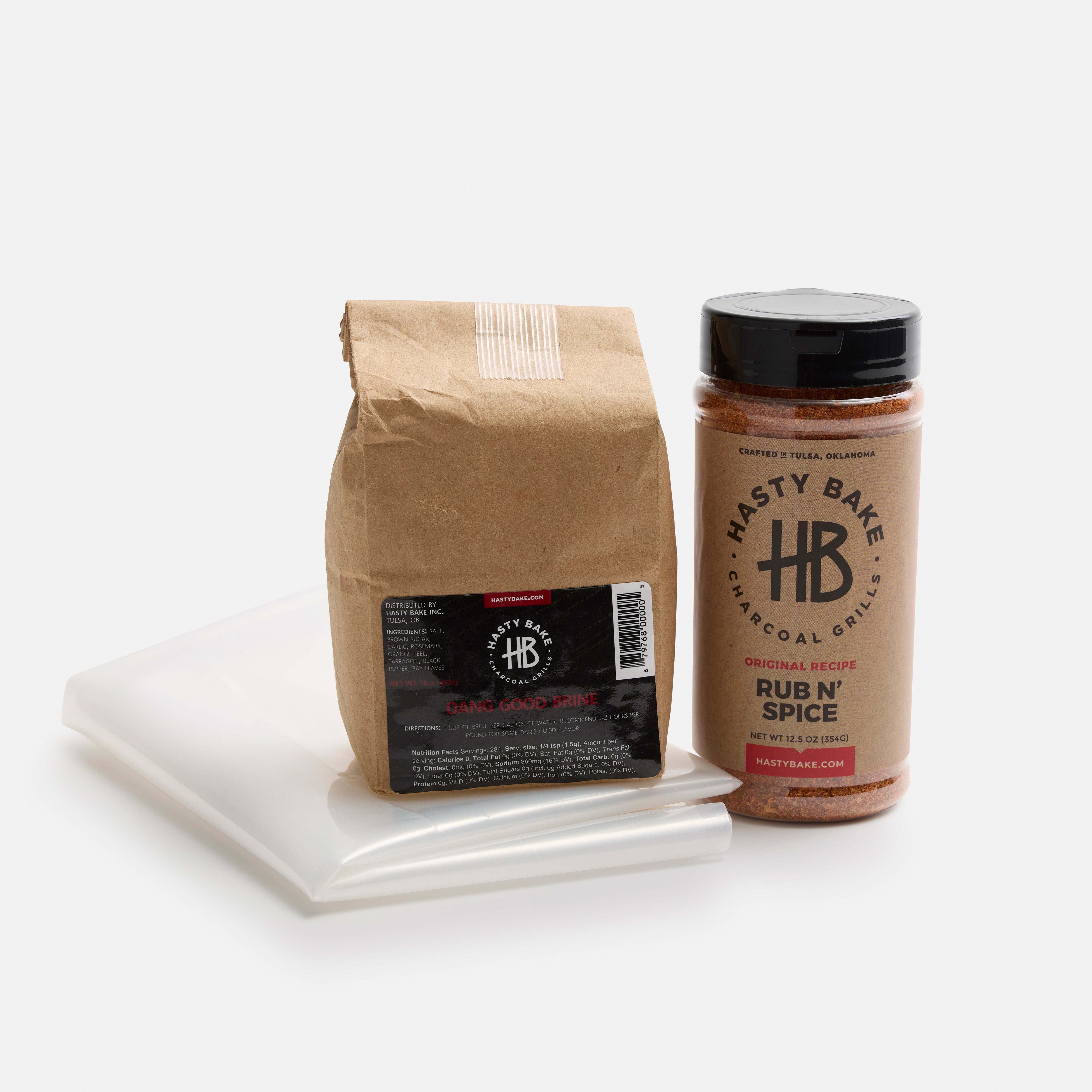 Hasty Bake Rub N Spice Brine Kit