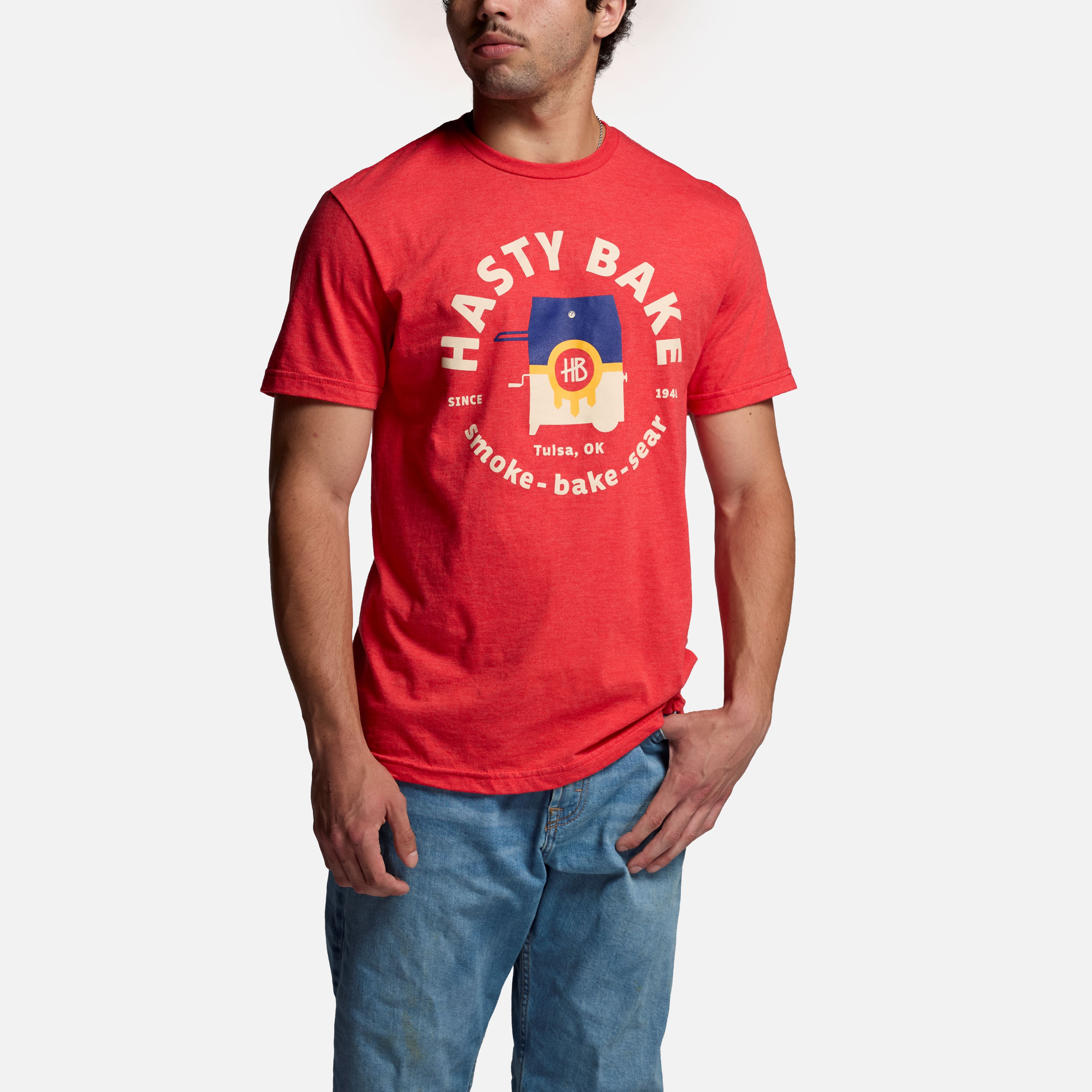 Hasty Bake Tulsa Flag Shirt