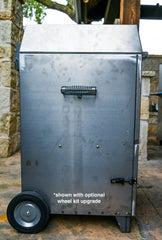 Corten Steel Roughneck Barrel Smoker, aka 