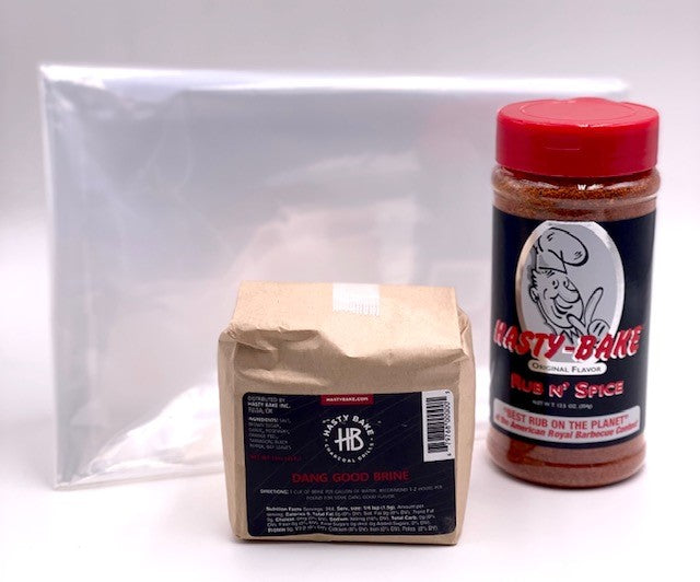 Hasty Bake Rub N Spice Brine Kit