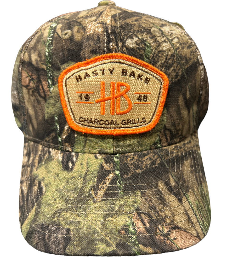 Camo Trucker Hat with HB Patch