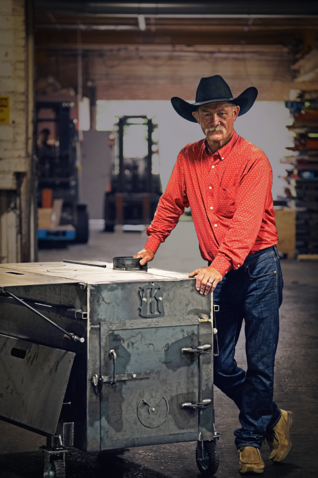 Bertha Cowboy Stove - Kent Rollins x Hasty Bake – Hasty Bake Charcoal Grills